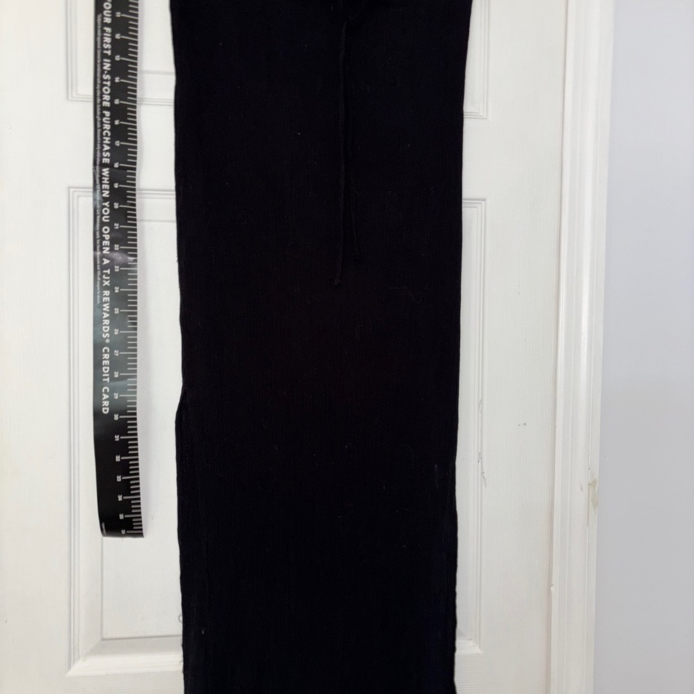 Black dress pencil ribbed forever 21 light wt. full length dress nwot by ny & co - Picture 5 of 15